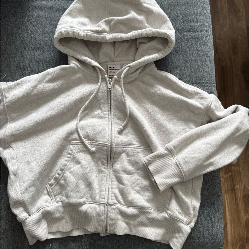 TNA Cream Sweatfleece Hoodie